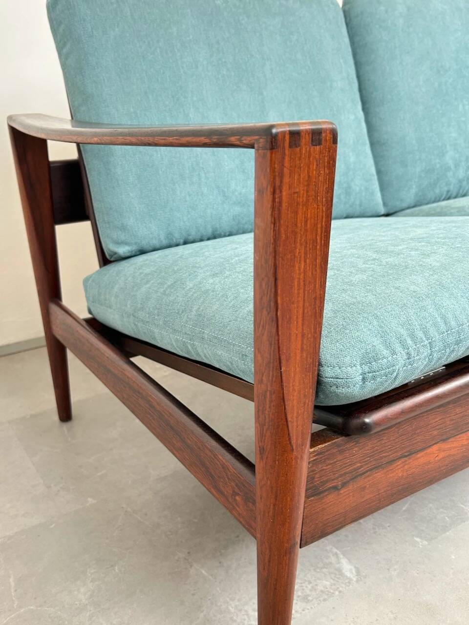 Brazilian Rosewood 3-Seating Sofa by Illum Wikkelsø