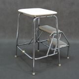 Vintage Metal Stool, 1980s