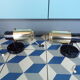 Pair of Zodiac wall lamps by Jacques Biny for Lita
