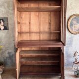 Glass-fronted bookcase