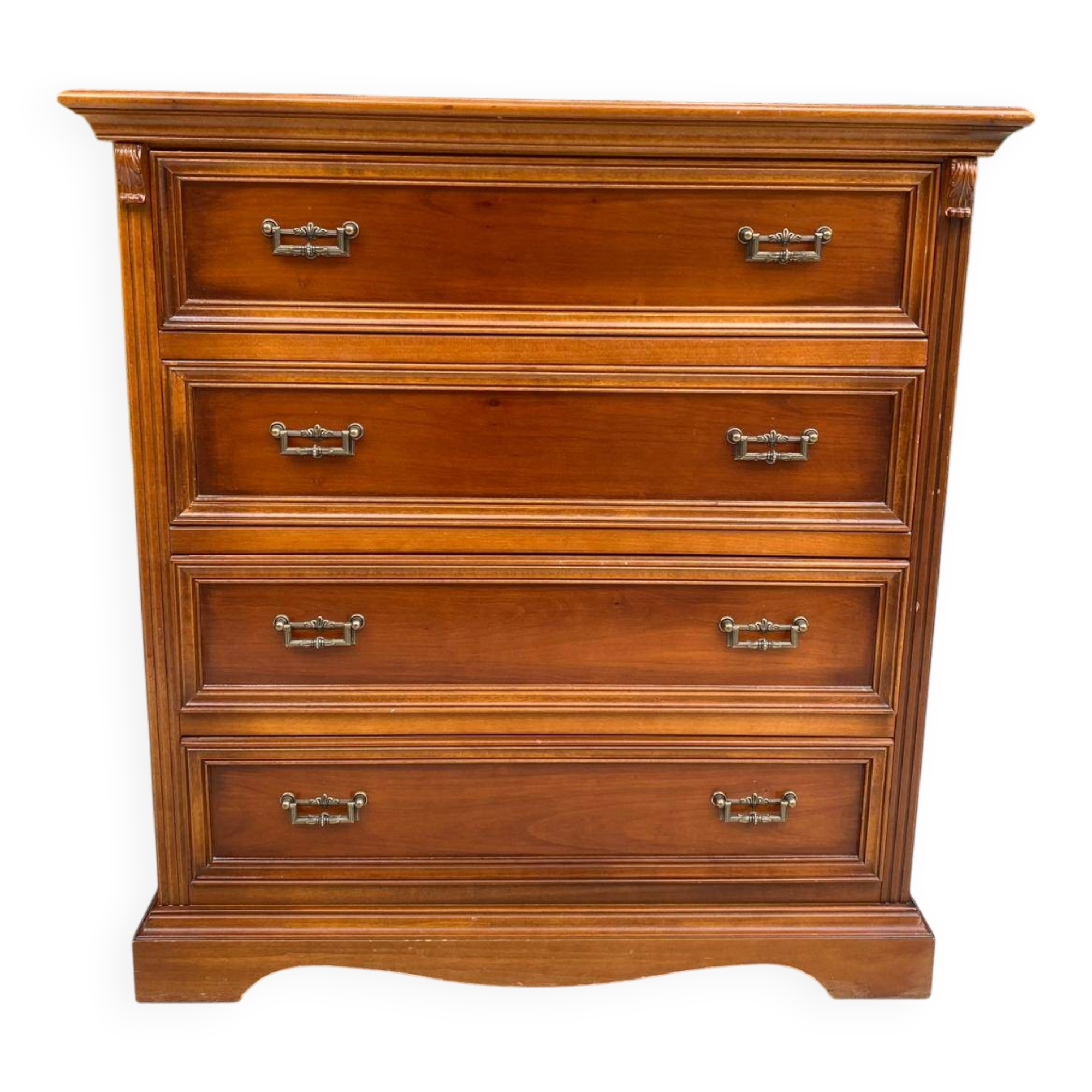Commode 4 tiroirs style Louis-Philippe Idéal rangement ou projet relooking