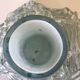Design glass vase annees 80