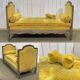 Louis XV daybed from the 18th century in oak.