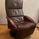 Fauteuil relax Jori des années 70 80 en cuir