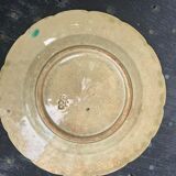 Belle Epoque vine leaf and grape motif slip plate