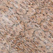 Terracotta & Rust Brown Floral Persian Rug, Turkish Vintage Antique Carpet