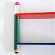 Small pencil wall shelf Pierre Sala clairefontaine collection 1980