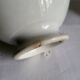 Old Bowl in Earthenware with Flower Decoration Marked underneath M