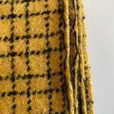 Shetland wool canvas plaid 1960