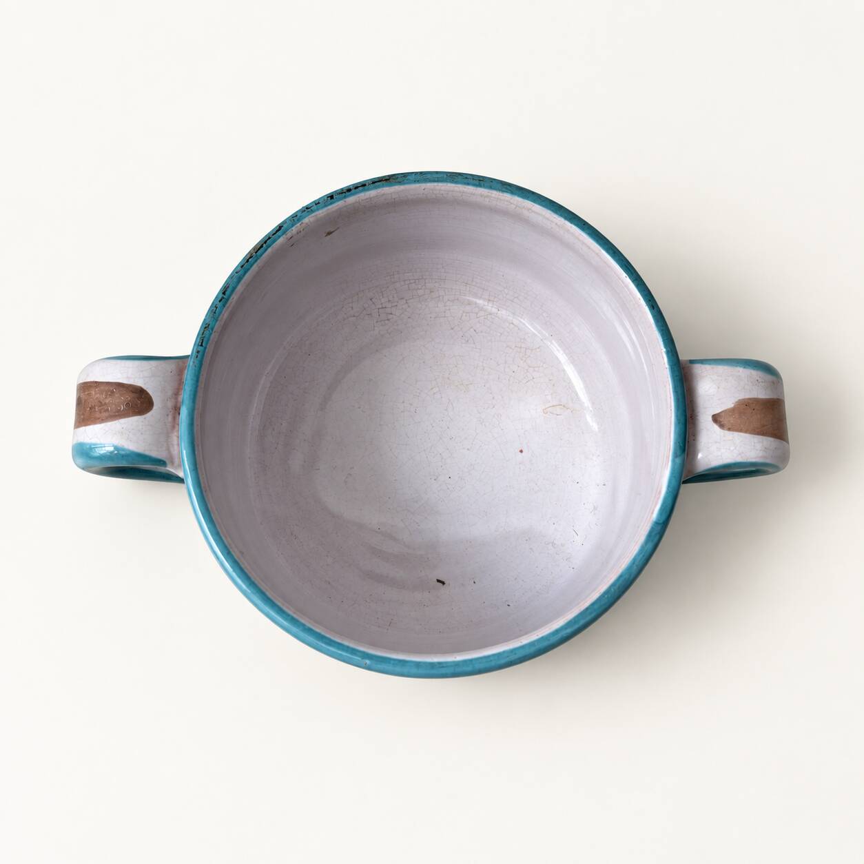Ceramic pot with two handles by Robert Picault "Table Bin", 1960s