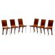 Postmodern Walnut Dining Chairs, Italy, 1980s
