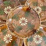 Set of 4 terracotta plates