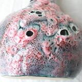 Fat lava pink vase