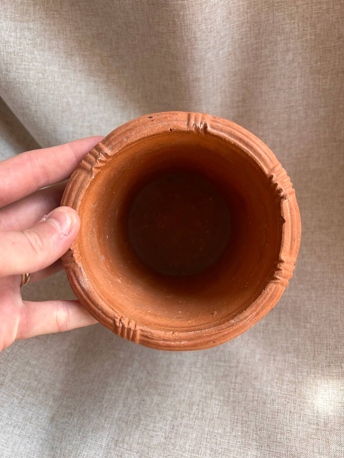 Rafraîchisseur de bouteille en terre cuite