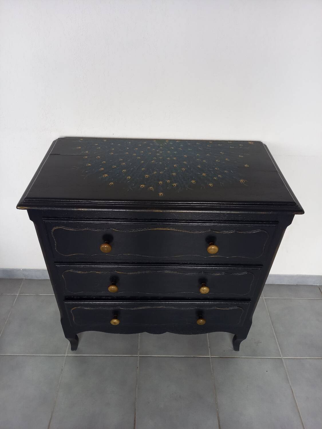 Peacock 3-drawer chest of drawers