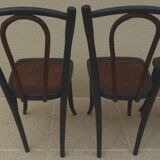 4 old Luterma bistro chairs with patterned seats – Completely refurbished