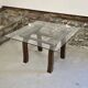 Table basse en verre Art Déco