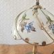 Touch table lamp vintage floral patterns