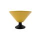 Vase conique jaune, style postmoderne, Italie années 1980