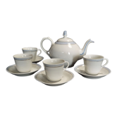 Tea or coffee service porcelain of Paris XIXth