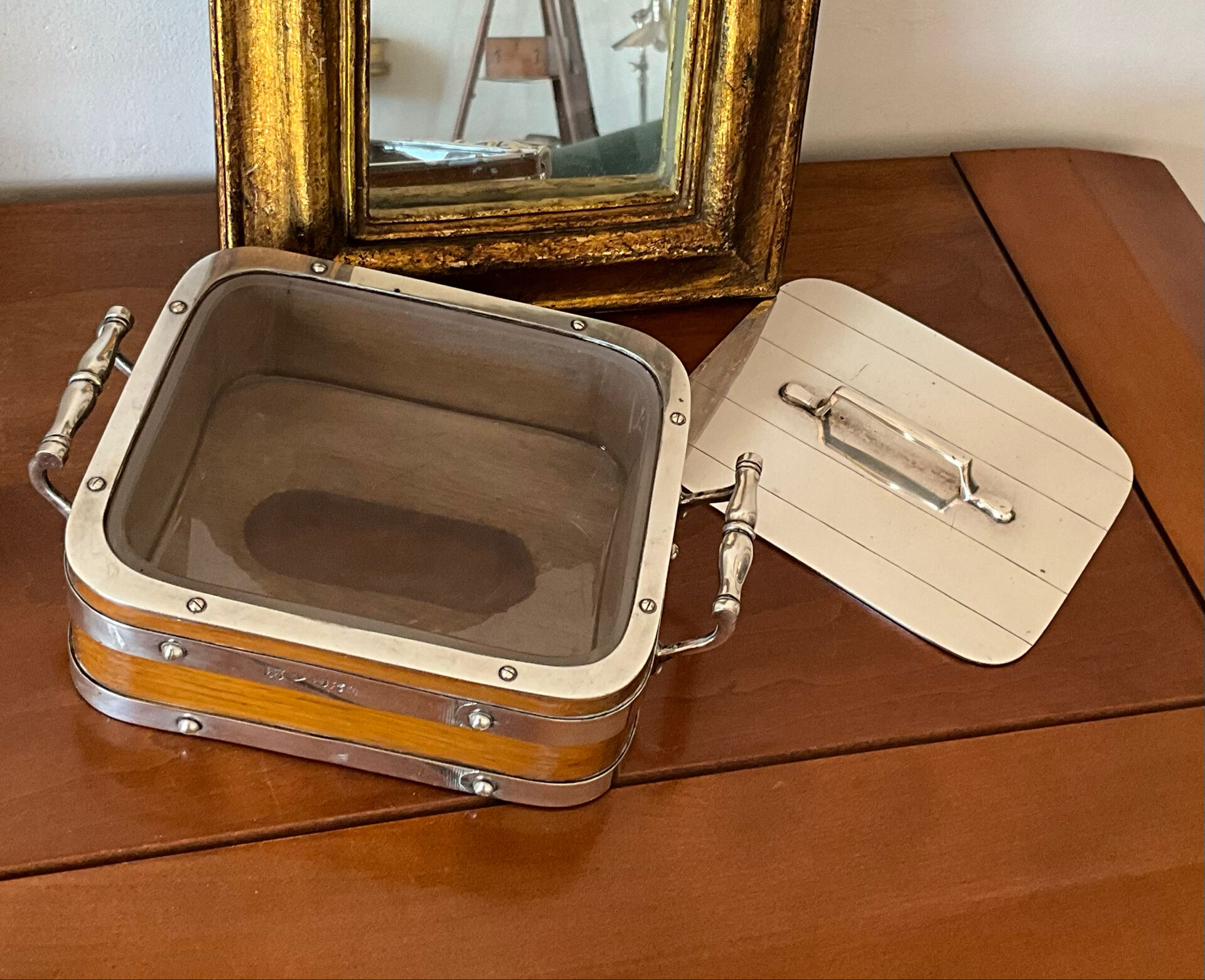 Victorian butter dish