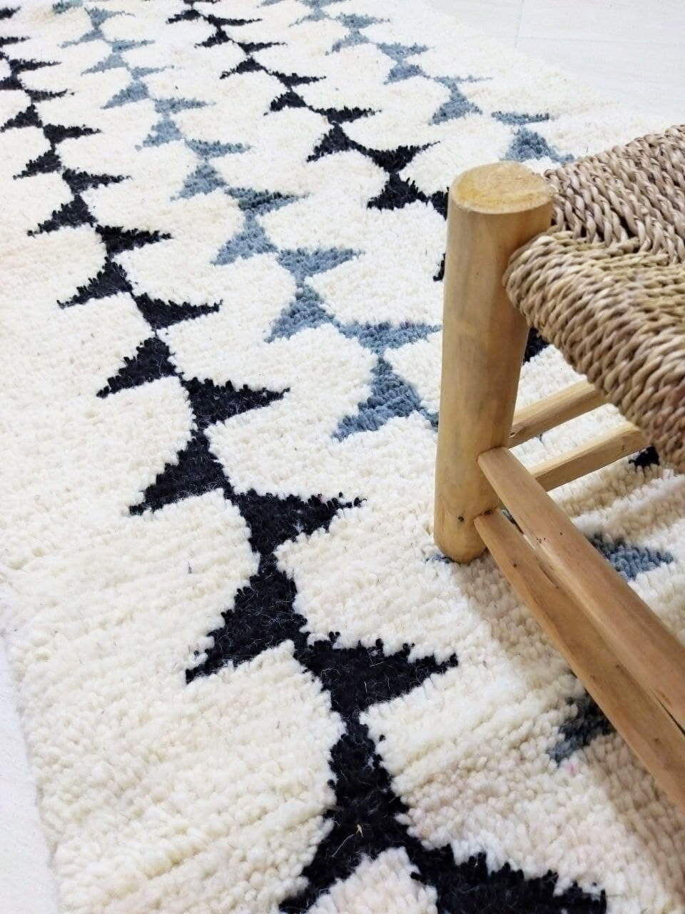 Berber corridor carpet - authentic and 100% wool 295 X 100