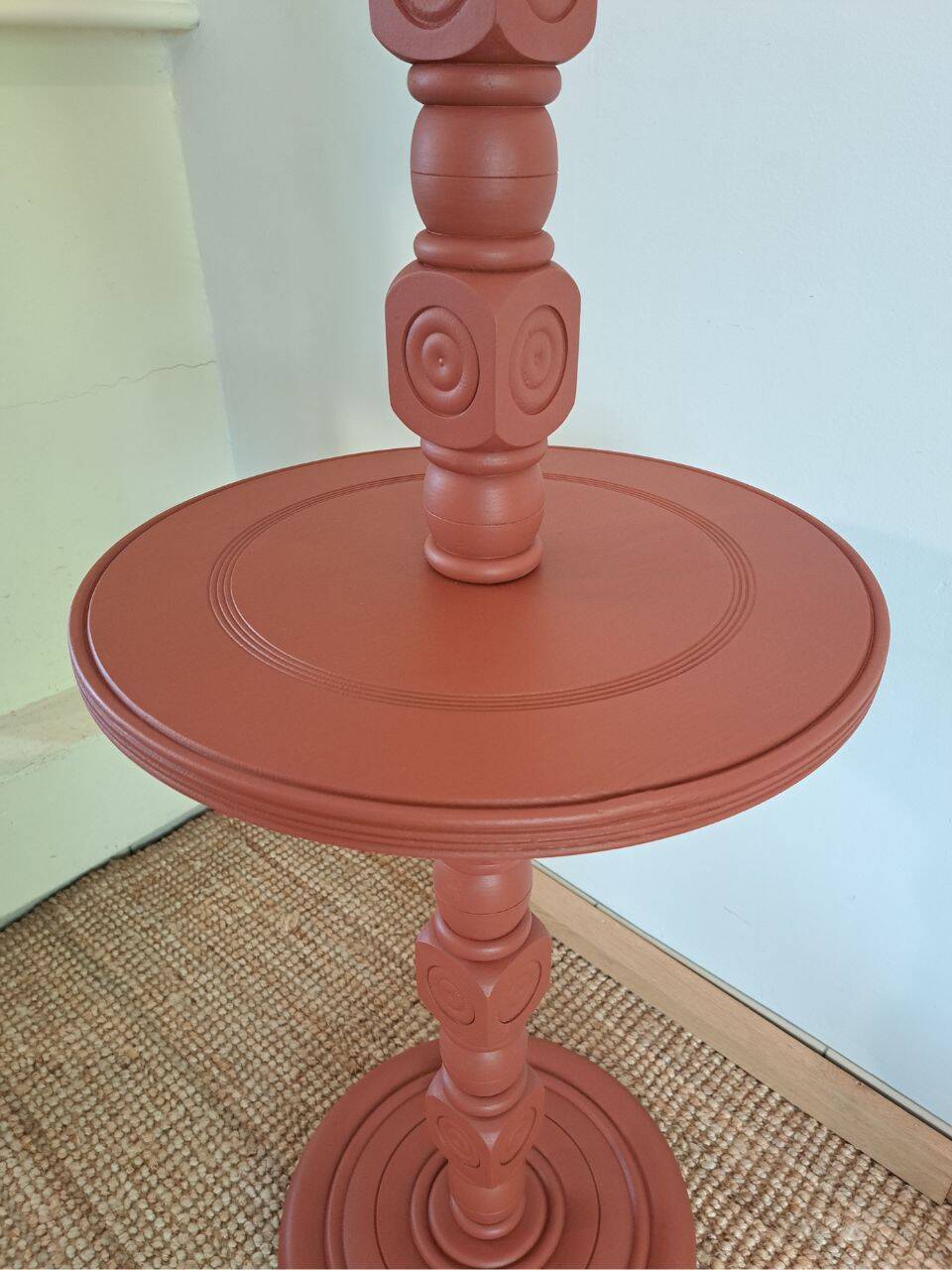 Vintage terracotta floor lamp