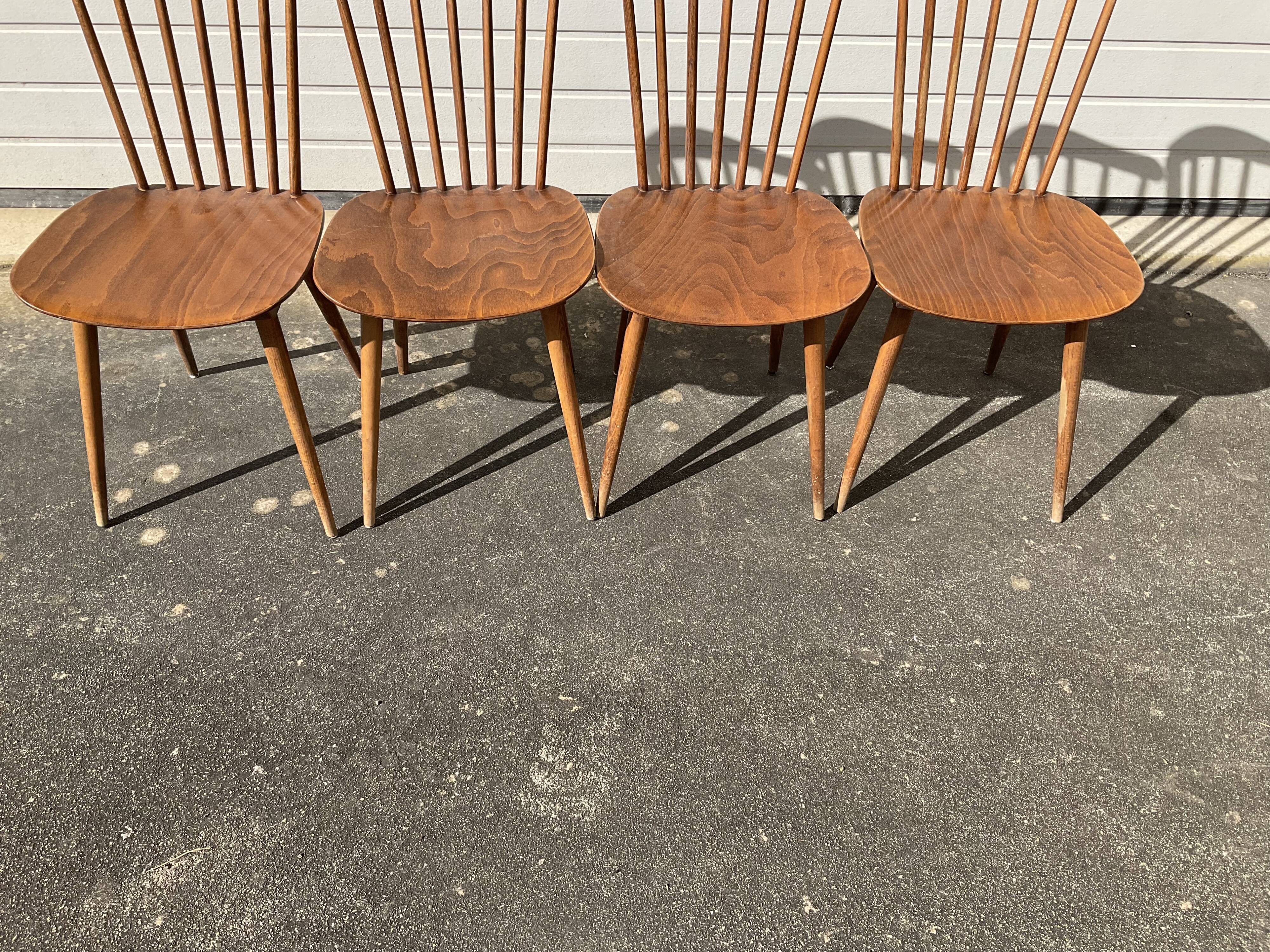 4 chairs