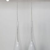 Pair of IKEA klockspel pendant lamps from 1980, cleaned and working
