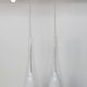 Pair of IKEA klockspel pendant lamps from 1980, cleaned and working