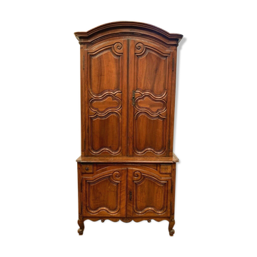 Buffet 2 body Louis XV walnut