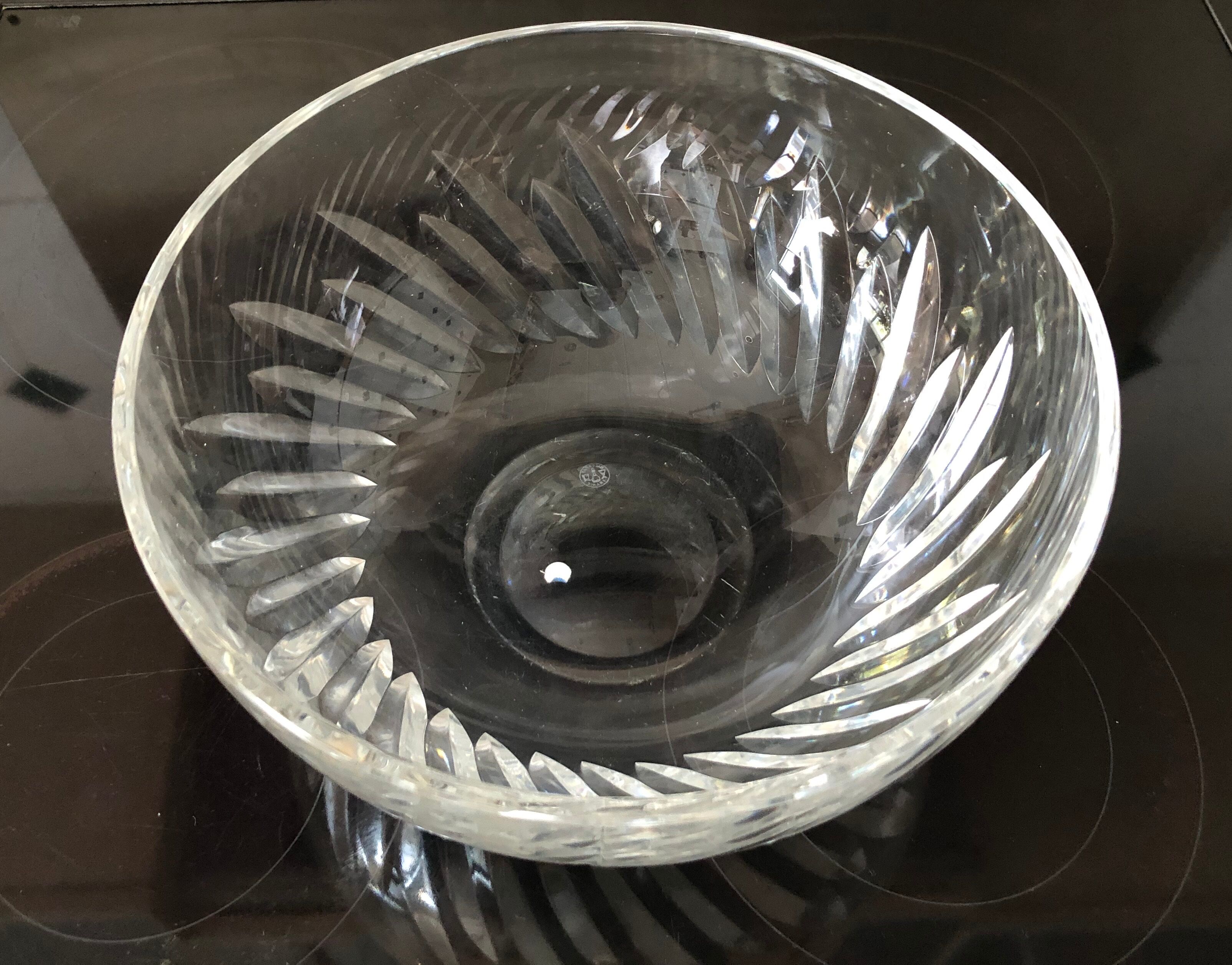 Large Baccarat crystal cut