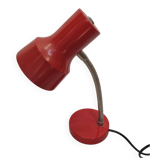 Lampe articulée métal orange de 1970