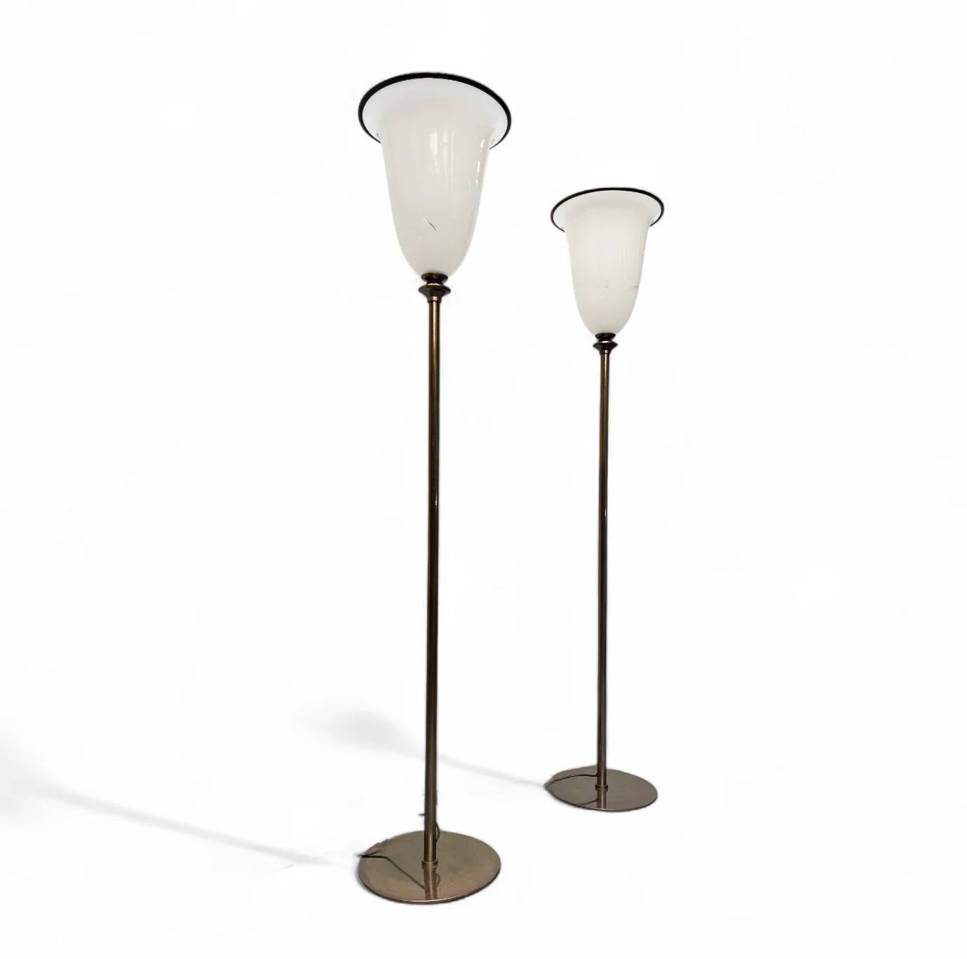 Lampadaires Primavera vintage en verre de Murano par Barovier & Toso / années 1970
