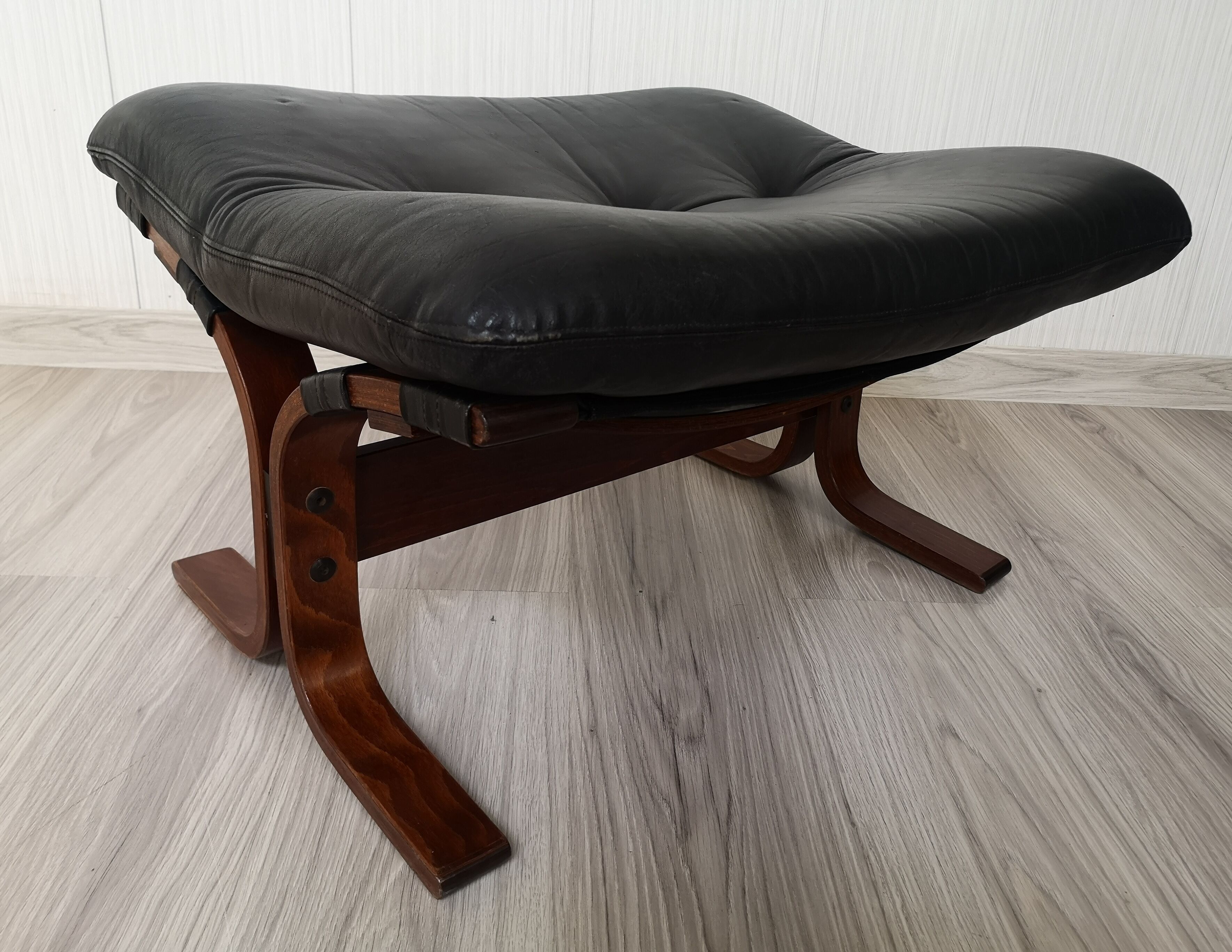 Norwegian Siesta Lounge Chair Ottomane by Ingmar Relling for Rybo