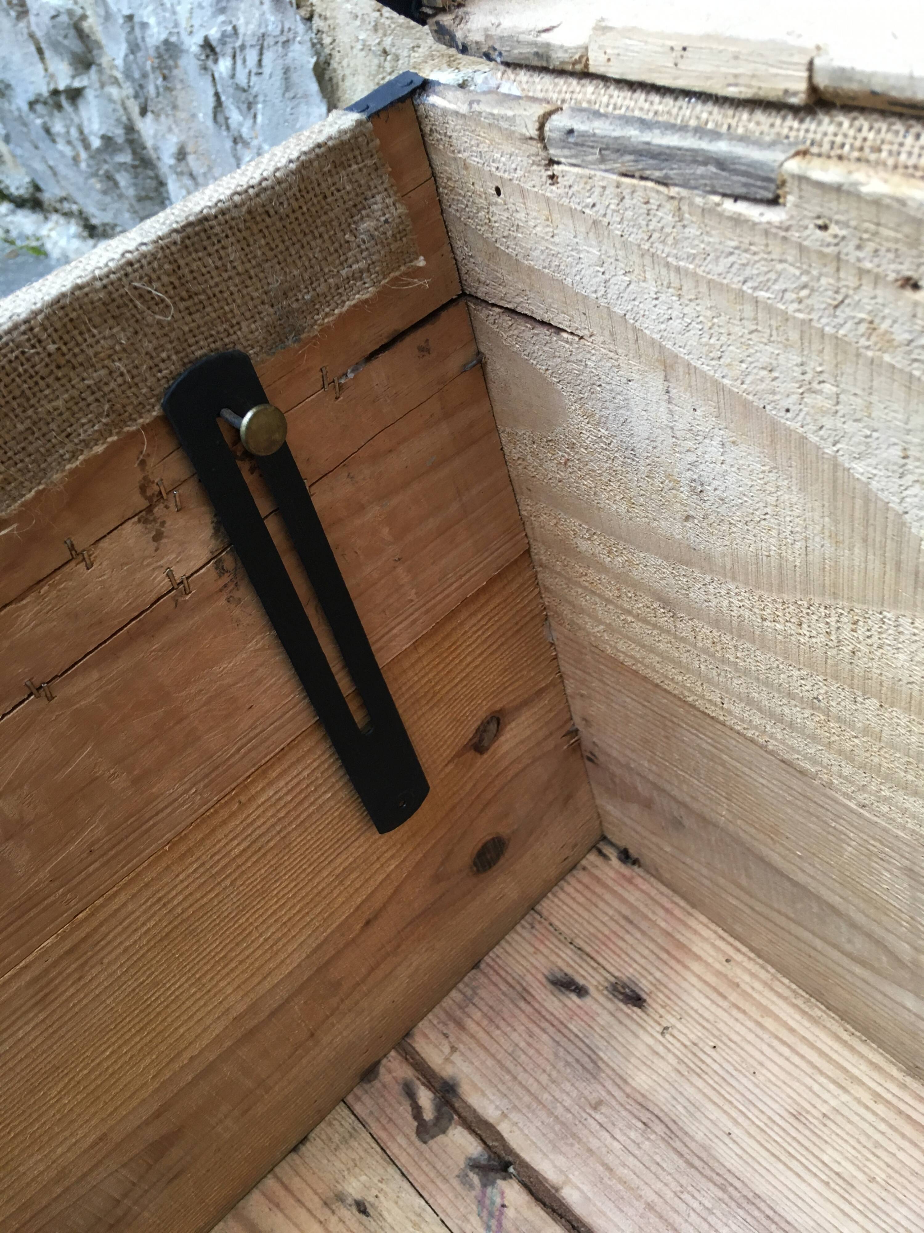 19th-century travel trunk