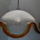 Suspension fleur verre de Murano années 70