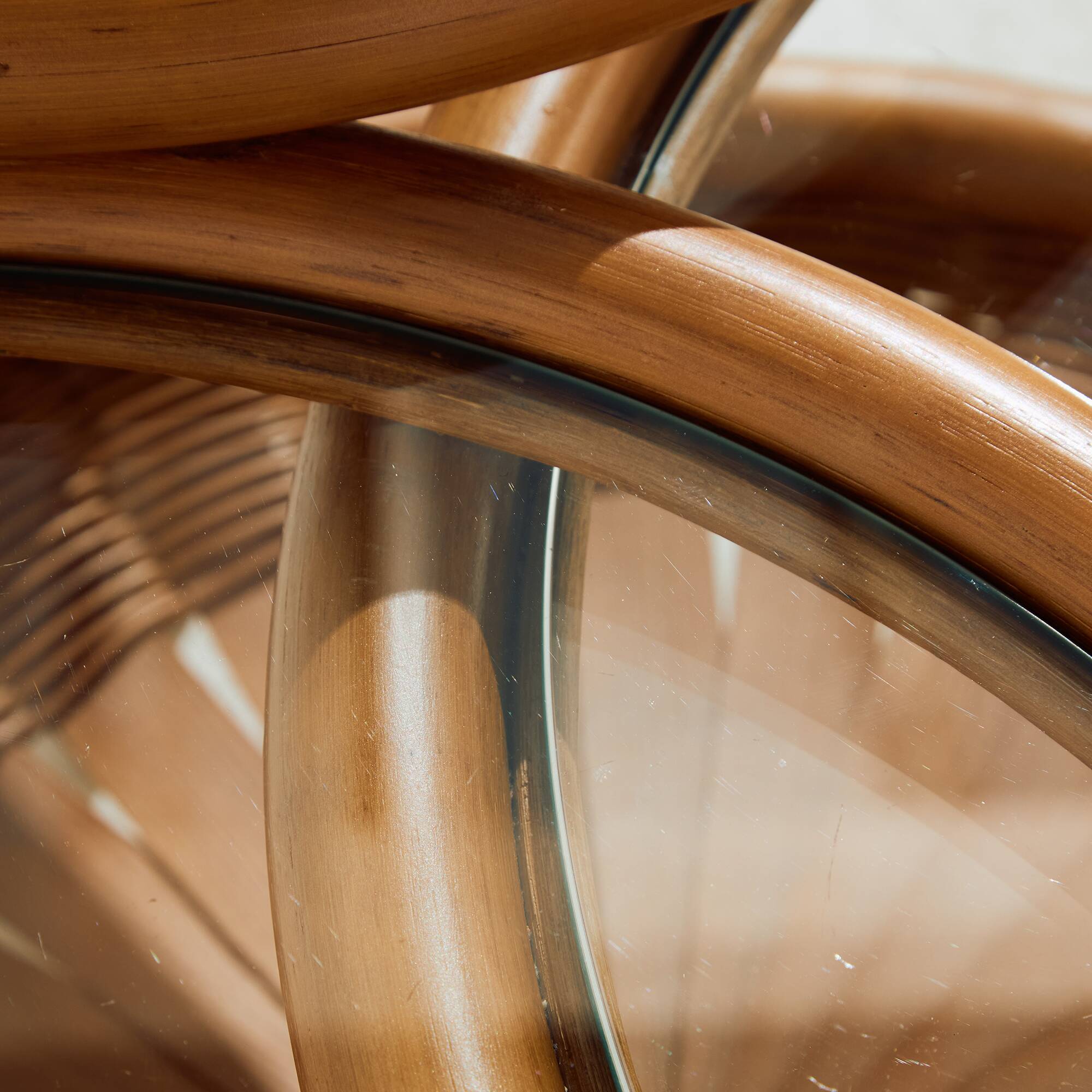 Italian bamboo coffee table