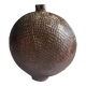 Large tambourine vase in stoneware