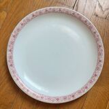 Pillivuyt “Aquitaine” pink dinner plate