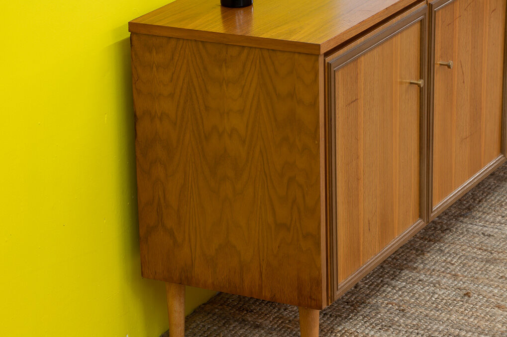 Vintage Scandinavian Enfilade – 242 cm