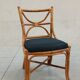 Chaise en bambou Roche Bobois 80's