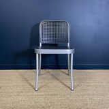 Set of 4 Silver chairs by Magistretti for Padova 1980 Italy