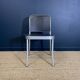 Set of 4 Silver chairs by Magistretti for Padova 1980 Italy