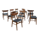 Set of 10 Farstrup 210 chairs