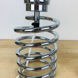 Pair of lamps spring chrome 70s