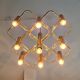 Brass chandelier by Sciolari for Boulanger, Belgium 1970's