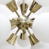 Chandelier Sputnik by Kamenický Šenov 1970 s