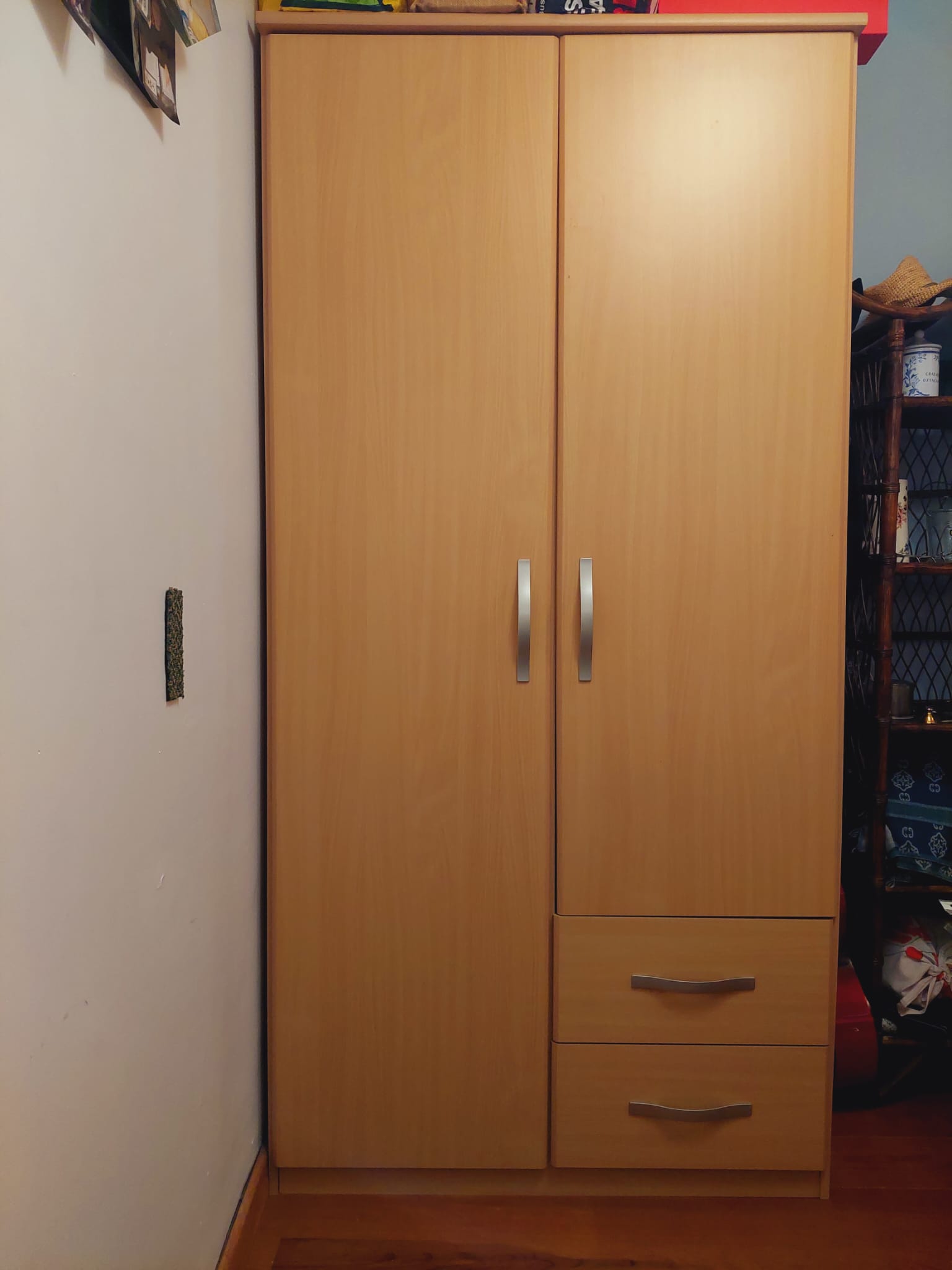 Modern cabinet with wardrobe