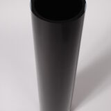 Black glass vase